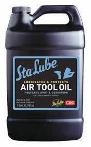 DESCRIPTION: (2) AIR TOOL OIL BRAND/MODEL: STA LUBE #19MZ76 INFORMATION: PETROLEUM BASED RETAIL$: $41.20 SIZE: 1 GALLON QTY: 2