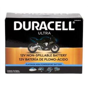 CYL10010 Duracell Ultra 9-BS 12V 120CCA AGM Powersport Battery