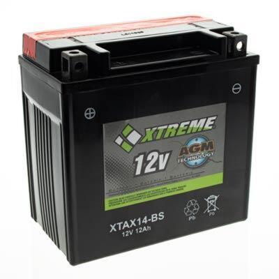 CYLA14BSXTA Xtreme 14-BS 12V 200CCA AGM Powersport Battery