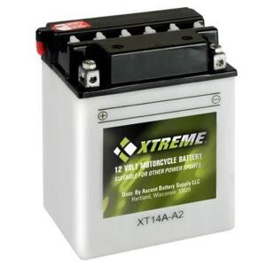 CYL14AA2XT Xtreme High Performance 14A-A2 12V 190CCA Flooded Powersport Battery