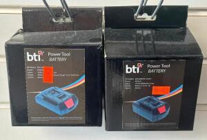 (2) - PC. LOT OF CORDLESS TOOL BATTERY