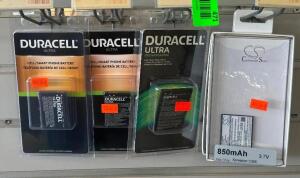 (4) - PC. LOT OF CELL/SMART PHONE REPLACEMENT BATTERIES