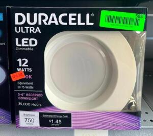 (2) ULTRA LED DIMMABLE 5-6" RECESSED DOWNLIGHTS