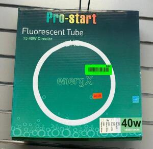 (3) 40W T5 CIRCULAR FLUORESCENT TUBE LIGHTS