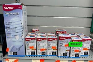 (14) ASSORTED COMPACT FLUORESCENT LIGHT BULBS