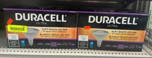 (2) 2CT BOXES OF ULTRA SOFT WHITE LED DIMMABLE LIGHT BULBS