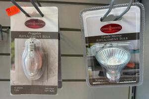 (3) ASSORTED PLUGGABLE AND CANDLE WARMER REPLACEMENT BULBS