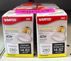 (6) REFLECTOR INCANDESCENT LIGHT BULBS