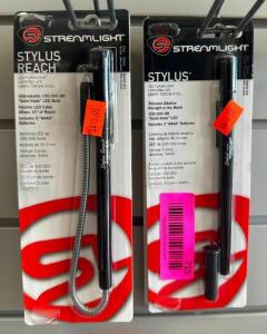 (2) STYLUS FLASHLIGHTS