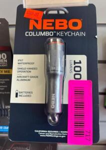 (5) COLUMBO KEYCHAIN FLASHLIGHTS