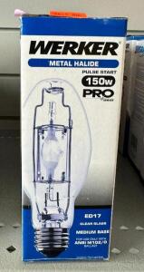 (5) 150W METAL HALIDE LIGHT BULBS