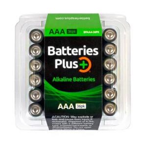 (6) 36CT PACKS OF AAA ALKALINE BATTERIES