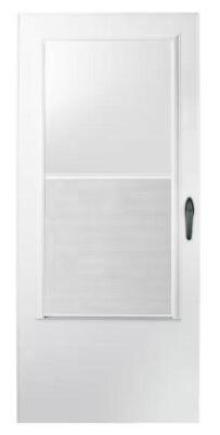 WHITE UNIVERSAL ALUMINUM STORM DOOR