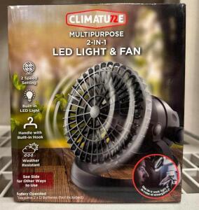 MULTIPURPOSE LED LIGHT AND FAN