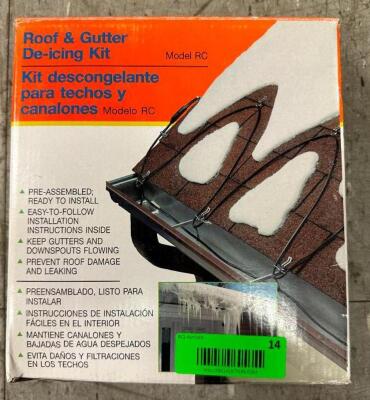 ROOF AND GUTTER DE-ICING KIT