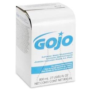 DESCRIPTION: (4) LOTION HAND SOAP REFILL BRAND/MODEL: GOJO #17278 RETAIL$: $12.00 EA SIZE: 800 ML QTY: 4