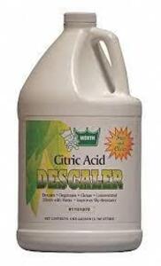 DESCRIPTION: (2) DESCALER BRAND/MODEL: WERTH SANITARY SUPPLY #35YL50 INFORMATION: CITRIC ACID RETAIL$: $60.00 TOTAL SIZE: 1 GALLON QTY: 2