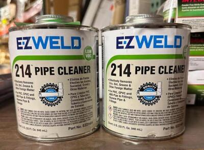 (2)- EZ WELD PIPE CLEANER