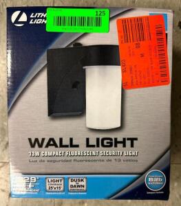 COMPACT FLUORESCENT SECURITY WALL LIGHT