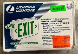 QUANTUM THERMOPLASTIC LED EXIT SIGN