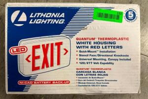 QUANTUM THERMOPLASTIC LED EXIT SIGN