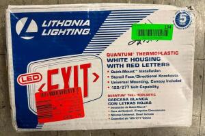 QUANTUM THERMOPLASTIC LED EXIT SIGN