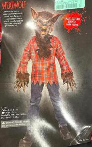 KIDS WEREWOLF COSTUME WITH ACCESORY KIT