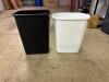 (2)- SMALL PLASTIC TRASH CANS - 2