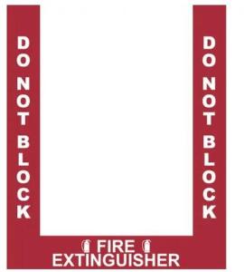 (4)- FIRE EXTINGUISHER BORDERS