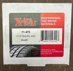 (12)- BOXES OF XTRA SEAL TIRE REPAIR PATCHES