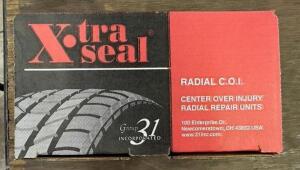 (6)- BOXES OF XTRA SEAL COI RADIAL TIRE PATCHES