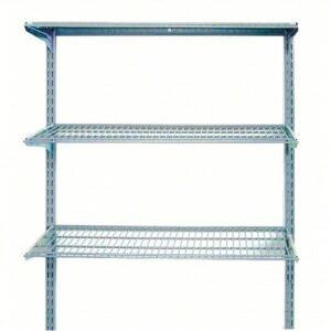 DESCRIPTION: (1) WIRE WALL SHELF BRAND/MODEL: TRITON PRODUCTS #45MX02 INFORMATION: WIRE, EPOXY COATED, GRAY SIZE: 33" X 16" X 32" RETAIL$: $202.34 EA