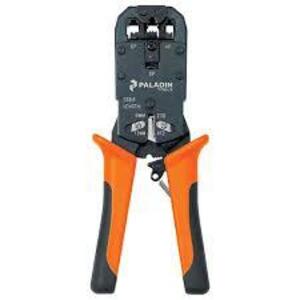 DESCRIPTION: (2) MODULAR CRIMPING TOOL BRAND/MODEL: PALADIN #45553 INFORMATION: COMPACT #RJ45 RETAIL$: $194.00 EA QTY: 2