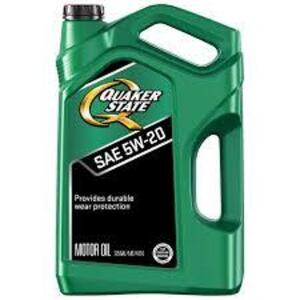 DESCRIPTION: (2) MOTOR OIL BRAND/MODEL: QUAKER STATE INFORMATION: 5W-30 SIZE: 5 QT RETAIL$: $45.22 EA QTY: 2