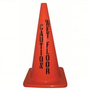 DESCRIPTION: (10) TRAFFIC CONE BRAND/MODEL: PRODUCT NUMBER #6FHC8 INFORMATION: ORANGE, NON REFLECTIVE, PVC SIZE: 18" RETAIL$: $12.80 EA QTY: 10