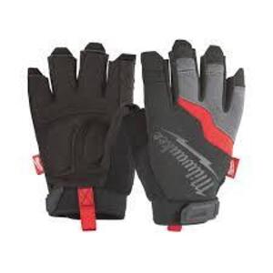 DESCRIPTION: (4) PERFORMANCE FINGERLESS GLOVES BRAND/MODEL: MILWAUKEE #48-22-8742 INFORMATION: BLACK SIZE: LARGE RETAIL$: $18.97 EA QTY: 4