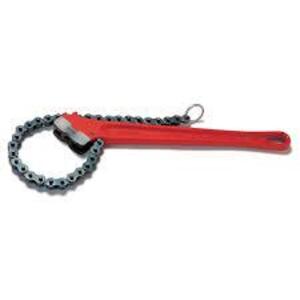 DESCRIPTION: (1) CHAIN WRENCH BRAND/MODEL: RIDGID #31330 INFORMATION: RED SIZE: 4-1/2" RETAIL$: $341.00 EA QTY: 1