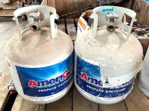 (2) PROPANE GAS TANKS