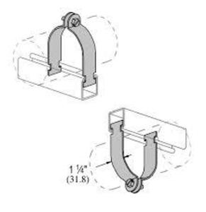 DESCRIPTION: (25) RIGID STEEL CONDUIT CLAMP BRAND/MODEL: KOREFIT #KF1121AS EG INFORMATION: STEEL SIZE: 4" RETAIL$: $70.00 TOTAL QTY: 25