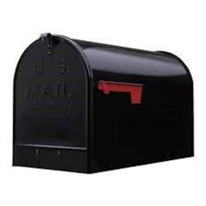 DESCRIPTION: (1) MAILBOX BRAND/MODEL: STANLEY INFORMATION: BLACK SIZE: XL RETAIL$: $43.68 EA QTY: 1