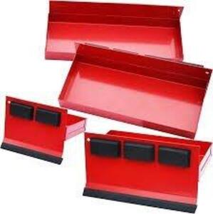 DESCRIPTION: (1) MAGNETIC TOOL TRAY SET OF (4) BRAND/MODEL: DURATOOL #22-25440 INFORMATION: RED RETAIL$: $40.00 EA QTY: 1