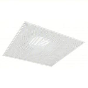 DESCRIPTION: (1) DIFFUSER BRAND/MODEL: 4MJU9 SIZE: 23 3/4 in H, 23 3/4 in W, Surface Mount, 10 in Duct, Steel, Perforated, White RETAIL$: $77.04 EA QT