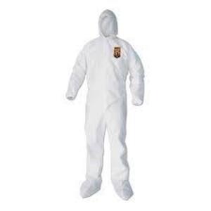 DESCRIPTION: (1) CASE OF (25) DISPOSABLE COVERALLS BRAND/MODEL: KLEENGUARD #44334 INFORMATION: WHITE SIZE: XL RETAIL$: $148.98 EA QTY: 1