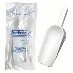 DESCRIPTION: (1) CASE OF (100) STERILE SAMPLING SCOOP BRAND/MODEL: SP SCIENCEWARE #8AV24 INFORMATION: WHITE SIZE: 4 OZ RETAIL$: $270.60 EA QTY: 1