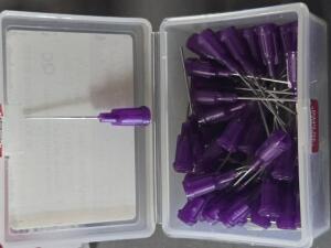 DESCRIPTION: (4) BOXES OF (50)POSILOK 21Gx1 PURPLE PLASTIC HUB NEEDLE BRAND/MODEL: FISHMAN Z513121 SIZE: 1" RETAIL$: $283.24 QTY: 4