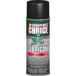 DESCRIPTION: (6) SILICONE LUBRICANT BRAND/MODEL: CHAMPION'S CHOICE SIZE: 11 OZ RETAIL$: $8.91 EA QTY: 6