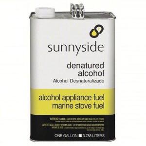 DESCRIPTION: (2) DENATURED ALCOHOL BRAND/MODEL: SUNNYSIDE #20K854 SIZE: 1 GALLON RETAIL$: $22.14 EA QTY: 2