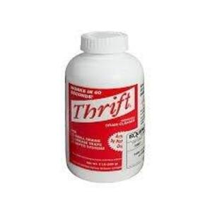 DESCRIPTION: (6) DRAIN CLEANER, ODORLESS BRAND/MODEL: THRIFT SIZE: 2 LBS RETAIL$: $40.00 EA QTY: 6