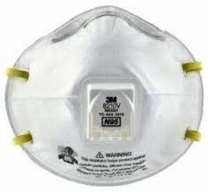 DESCRIPTION: (6) BOXES OF (10) PARTICULATE RESPIRATOR N95 MASK BRAND/MODEL: 3M #8210V INFORMATION: WHITE RETAIL$: $60.00 EA QTY: 6