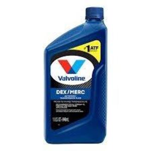 DESCRIPTION: (3) DEX-MERC AUTO TRANSMISSION FLUID BRAND/MODEL: VALVOLINE SIZE: 1 QT RETAIL$: $8.99 EA QTY: 3